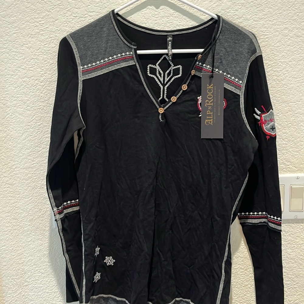 All n Rock thermal style T shirt NWT